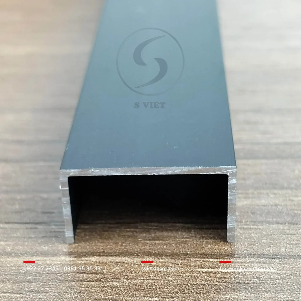 Nẹp Nhôm chữ U 20mm