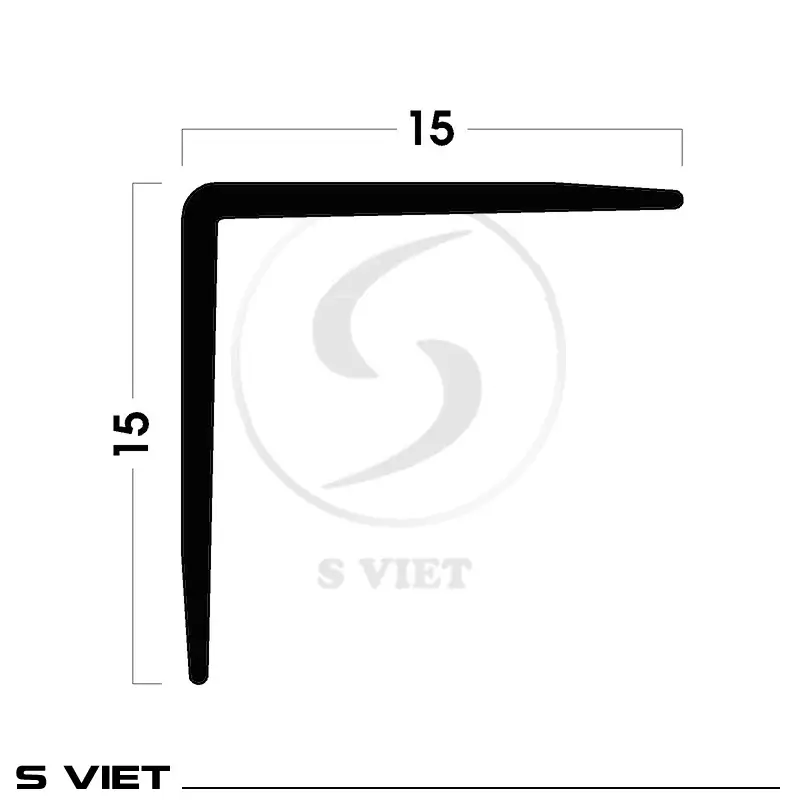 Nẹp Nhôm V15