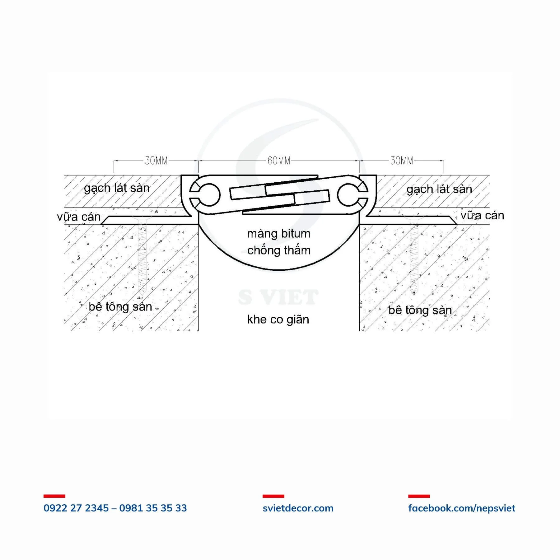 Nẹp Khe Co Giãn 0405