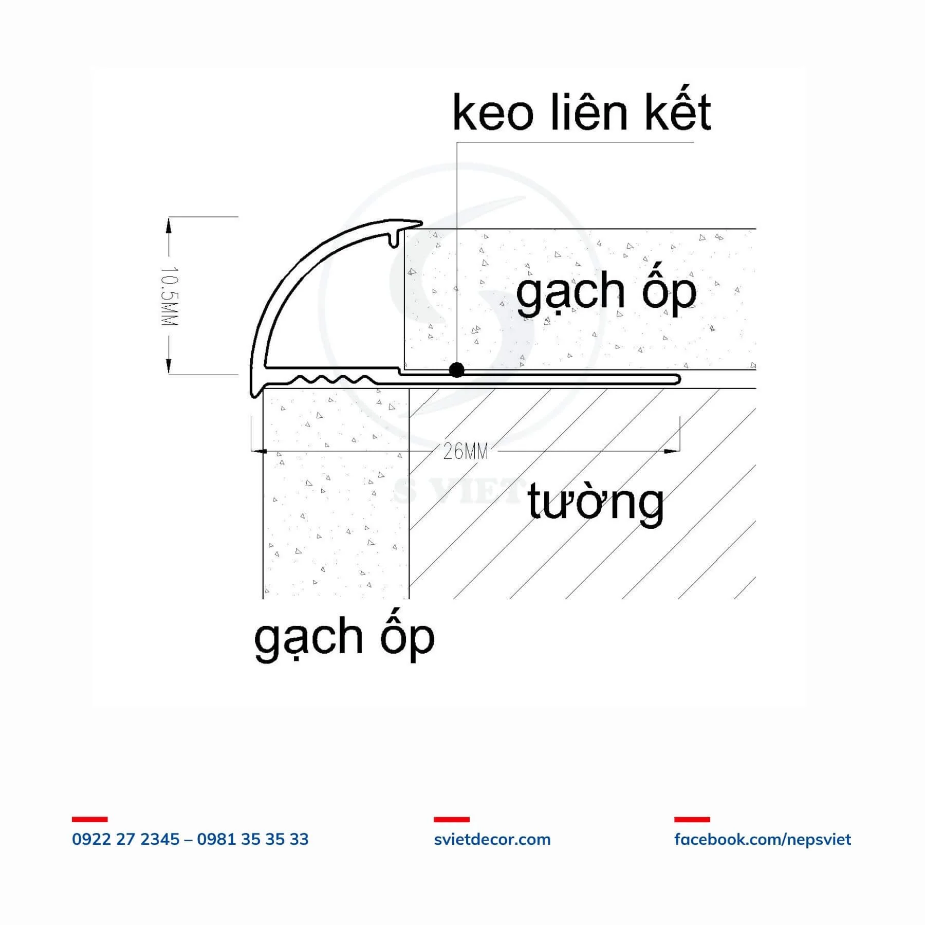 Nẹp Góc YC10