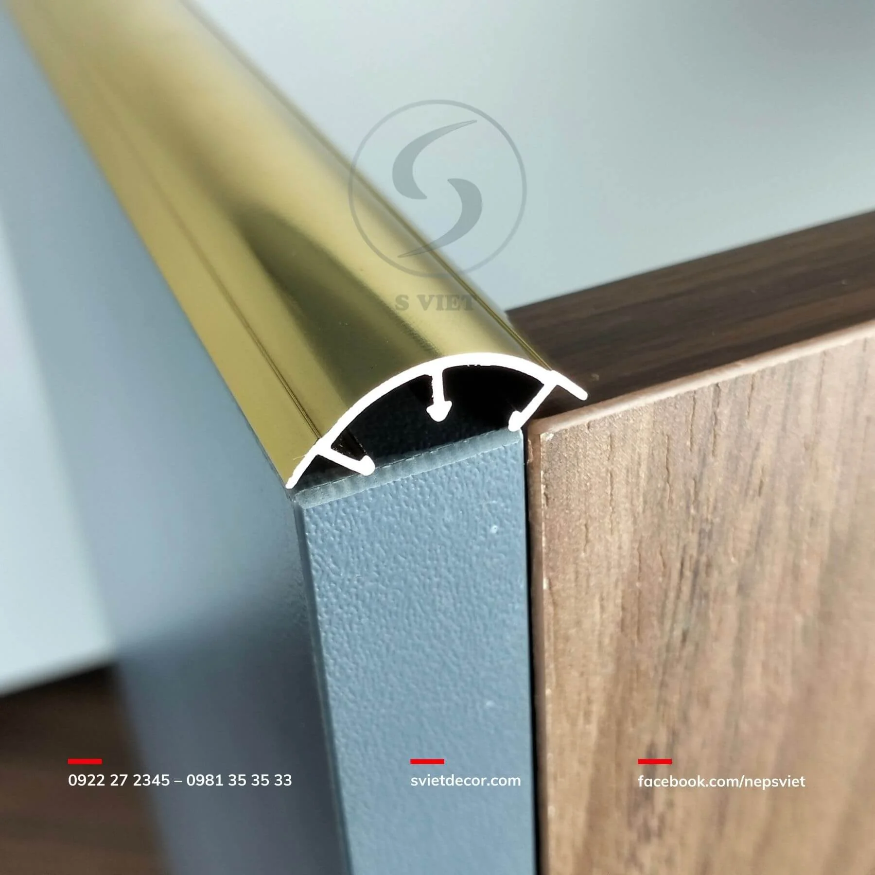 Nẹp Nhôm Góc Tường Ngoài OC12.5