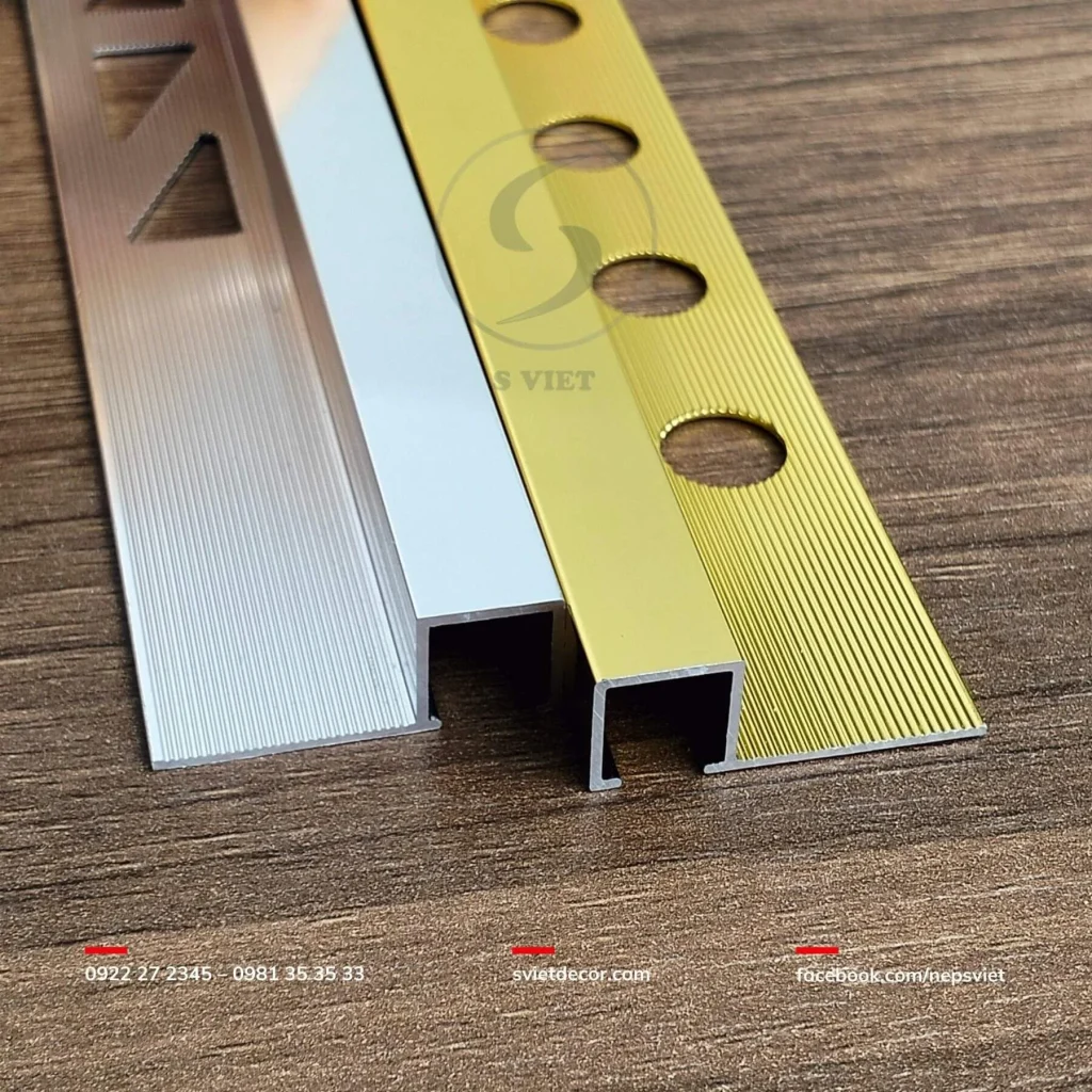 Nẹp Nhôm Góc Vuông D10