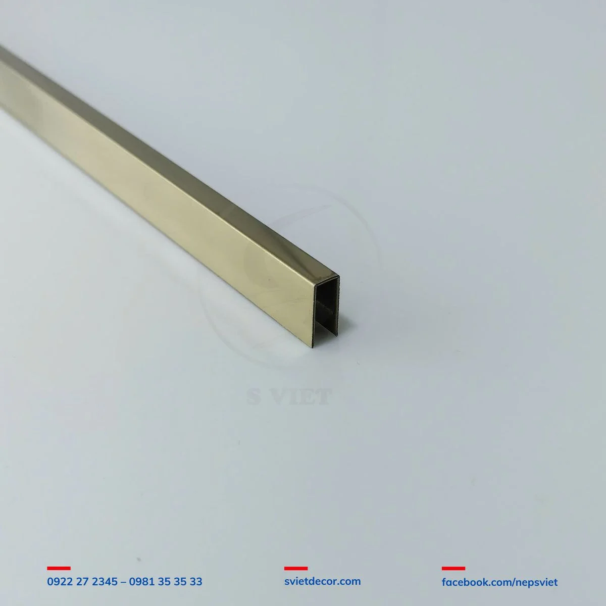 Nẹp Inox U4 mm