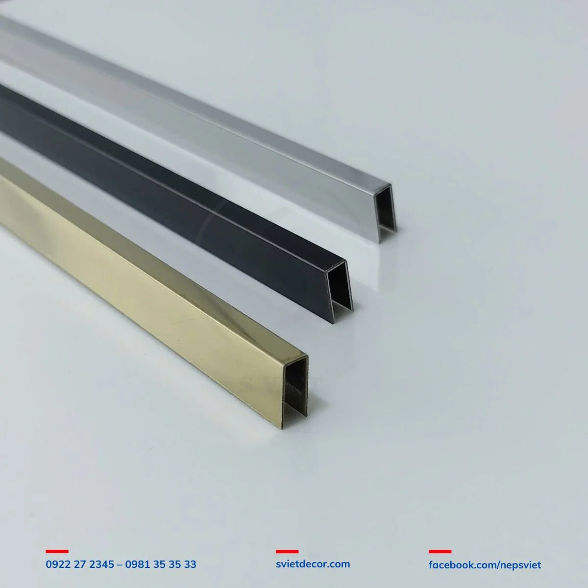 Nẹp Inox U4 mm