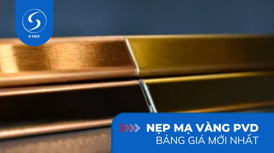 nẹp inox mạ vàng