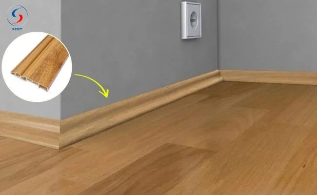 Báo giá phào chân tường nhựa giả gỗ, nẹp chân tường mới nhất (5)