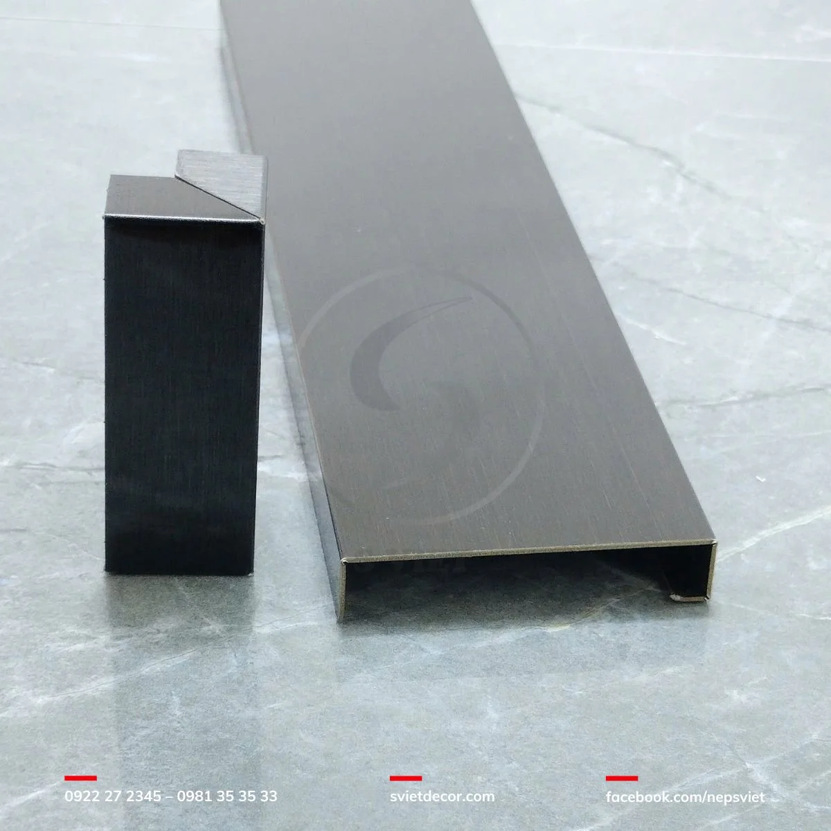 Nẹp Inox Chân Tường (nẹp len chân tường)