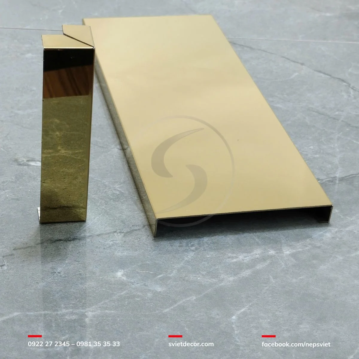 Nẹp Inox Chân Tường (nẹp len chân tường)