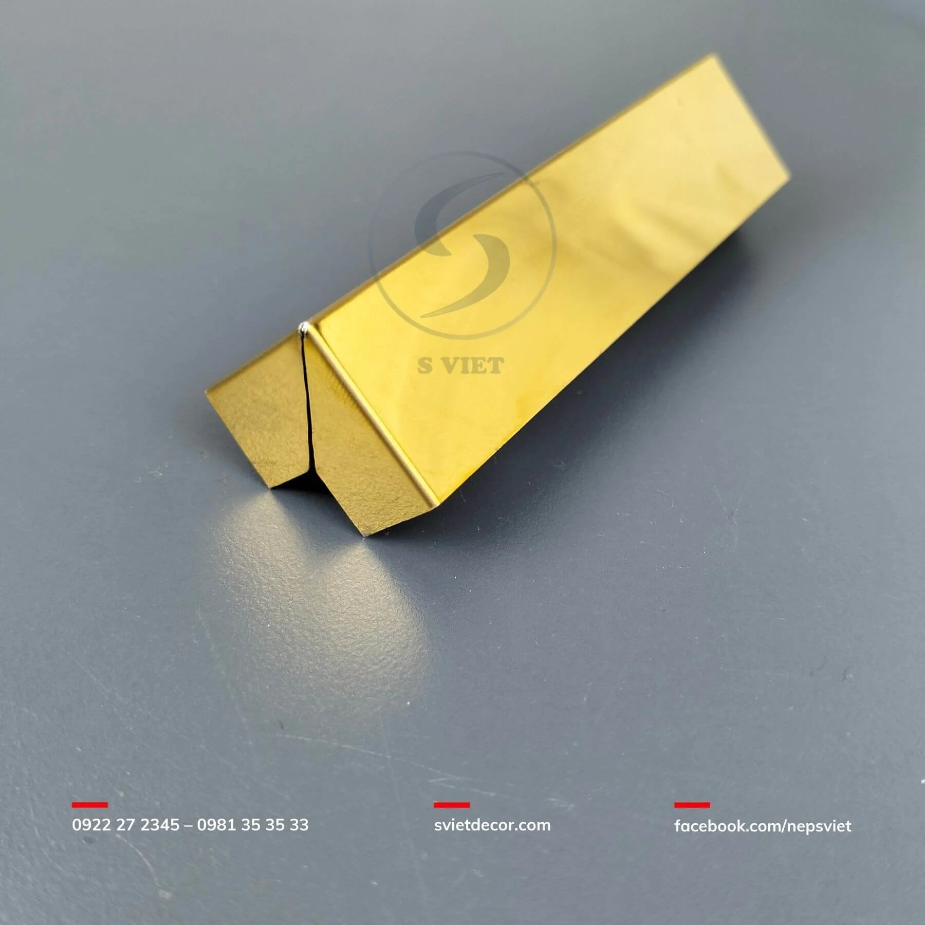 Nẹp Len Chân Tường Inox Kiểu Vuông