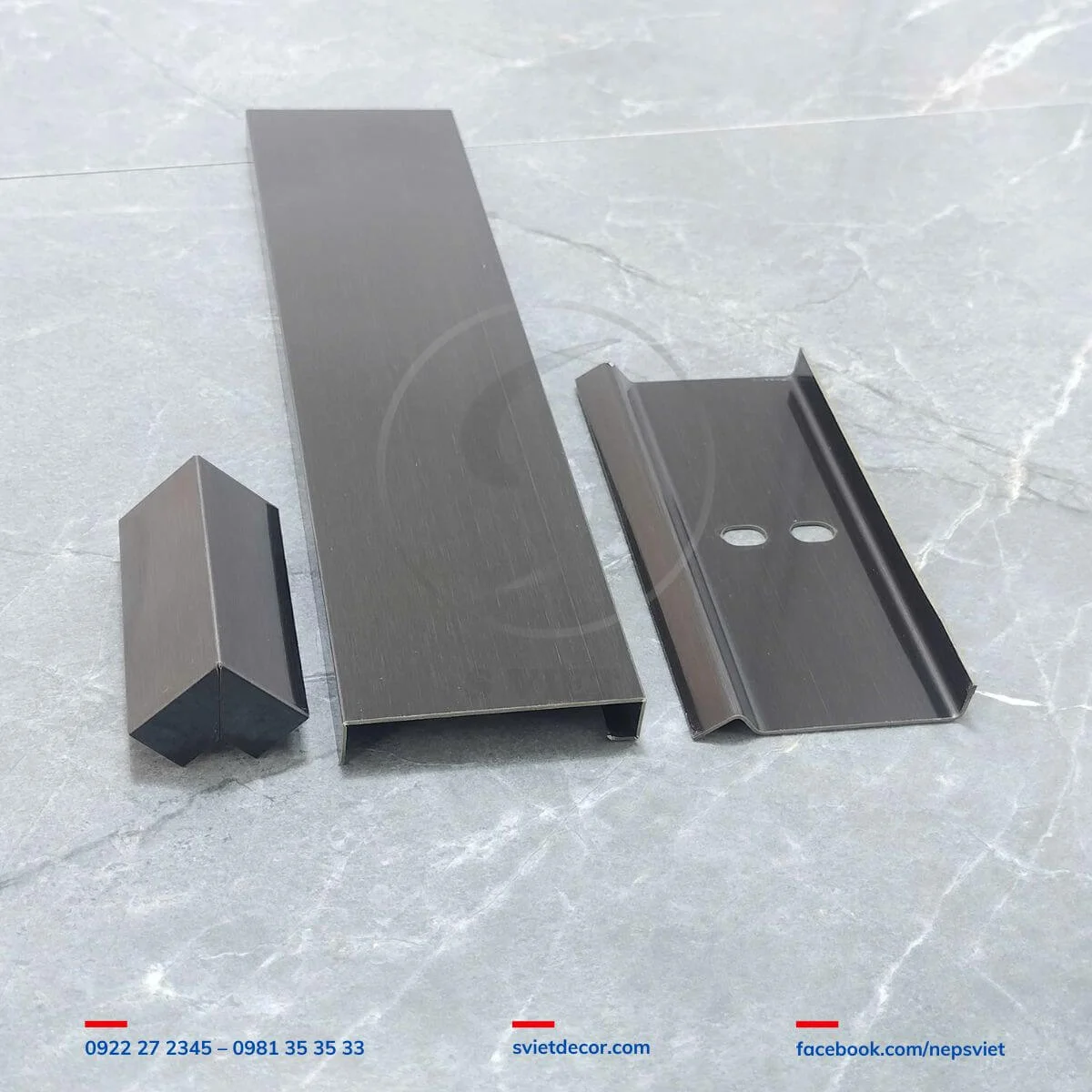 Nẹp Len Chân Tường Inox Kiểu Vuông