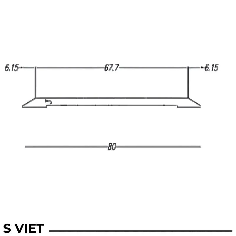 Nẹp Khe Co Giãn MP80
