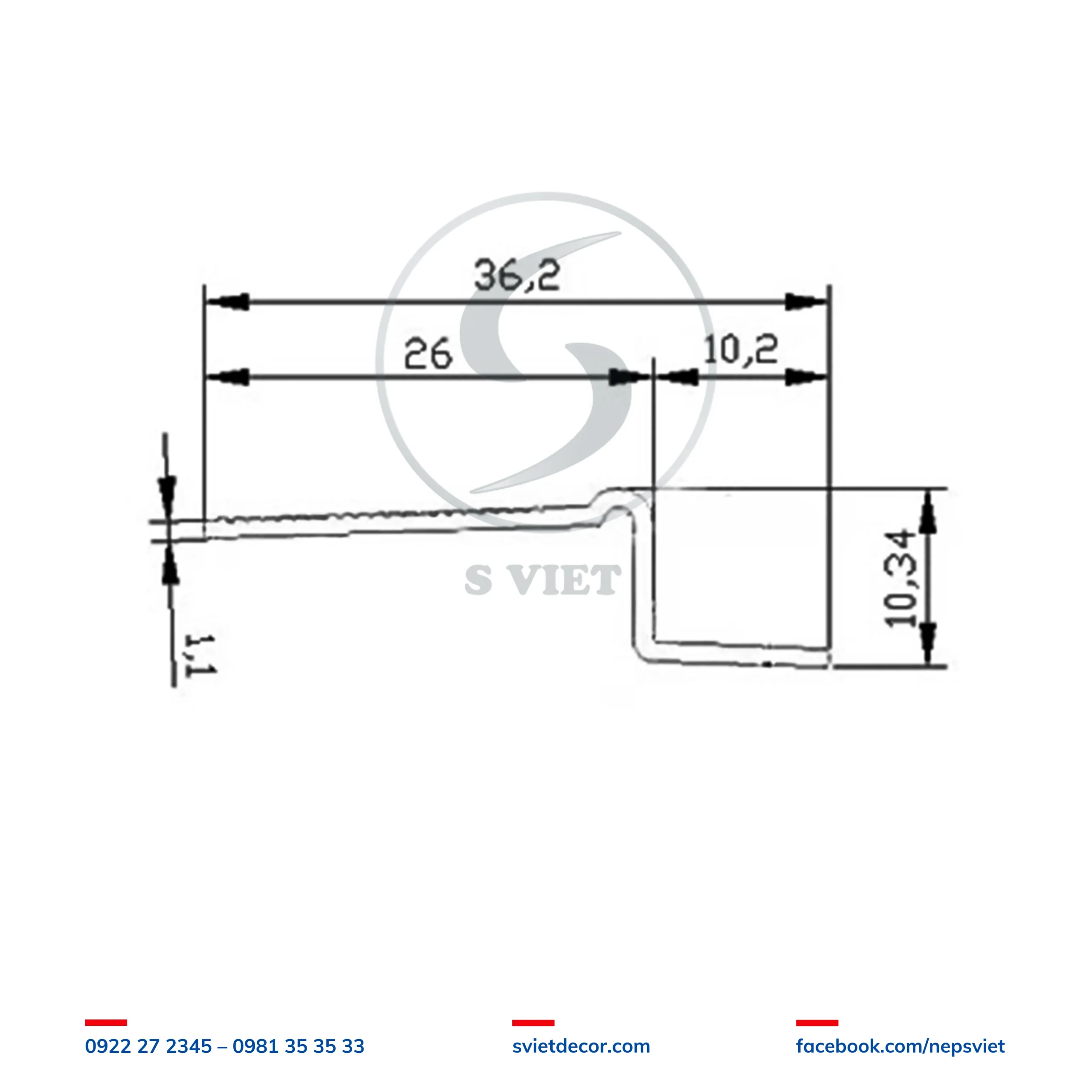 Nẹp Khe Trần Thạch Cao Z10