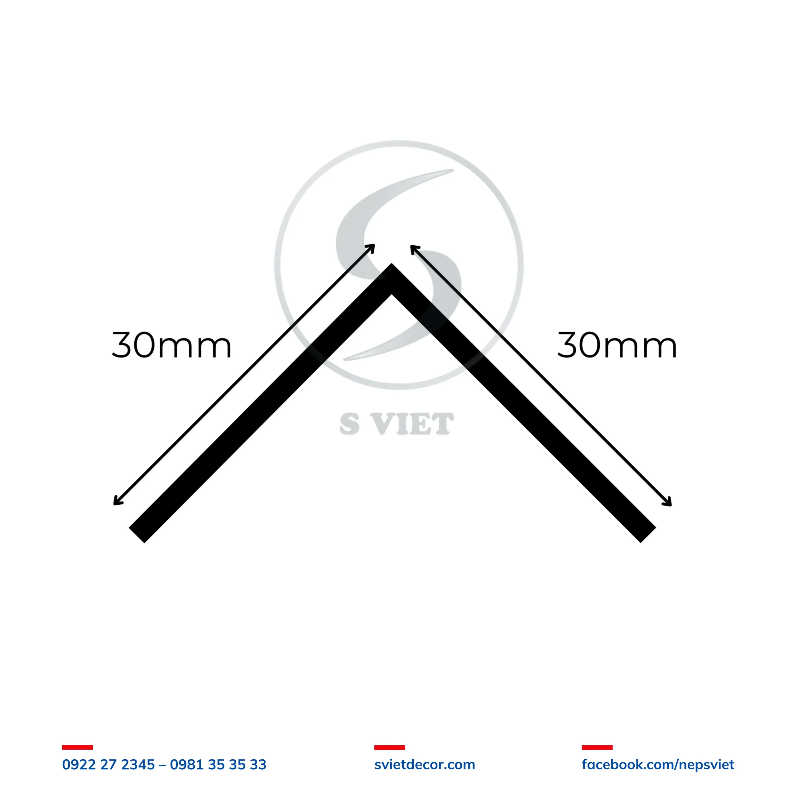 Nẹp Góc Thạch Cao V30