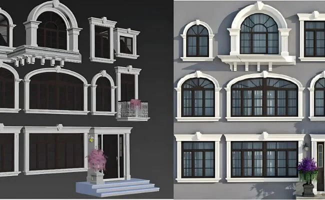 6 Mẫu gờ phào chỉ cửa sổ đơn giản, hiện đại, đẹp (2)