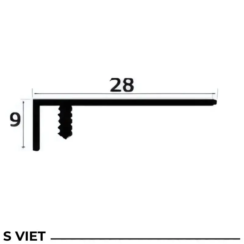 Nẹp Nhôm MF9 – Nẹp Kết Thúc Sàn