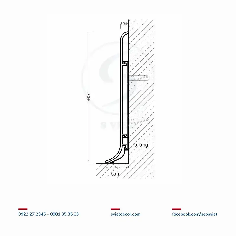 Len chân tường DCP80