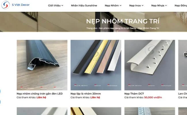 Địa chỉ mua nẹp uy tín