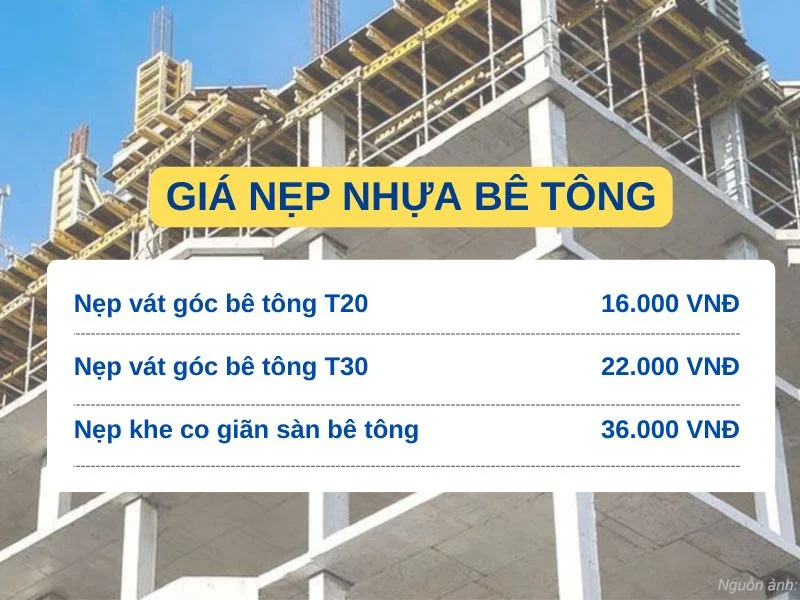 GIÁ NẸP NHỰA BÊ TÔNG