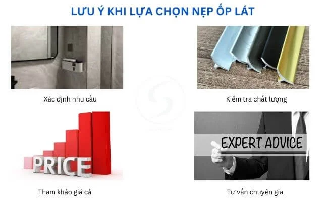 Lưu ý khi chọn nẹp góc ốp lát