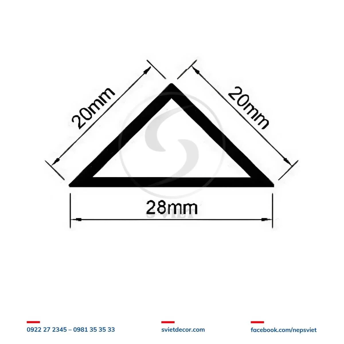 Nẹp vát góc bê tông T30