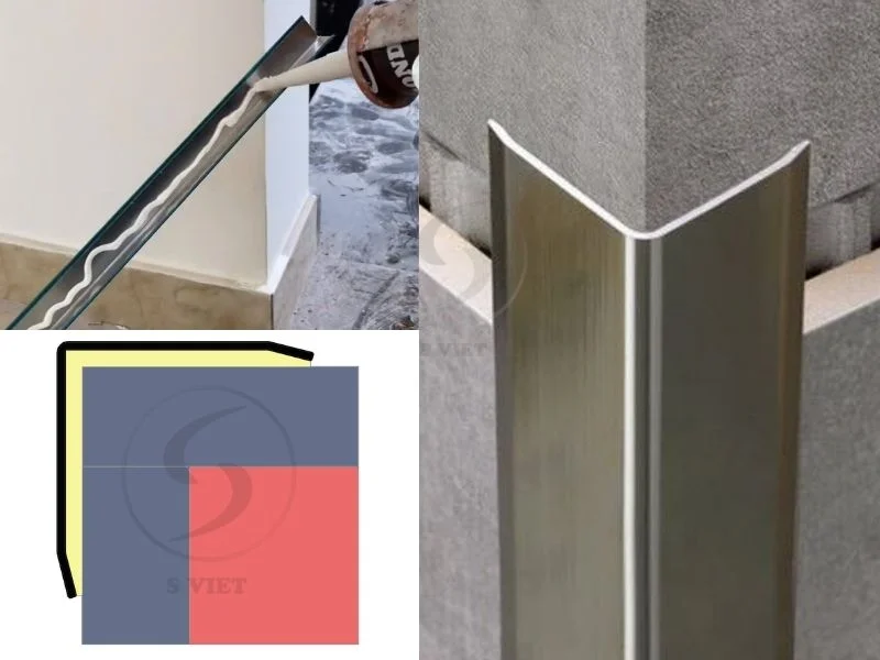 Bước 3 - Hướng dẫn thi công nẹp V inox 22725