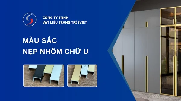Màu sắc nẹp nhôm chữ U 255251