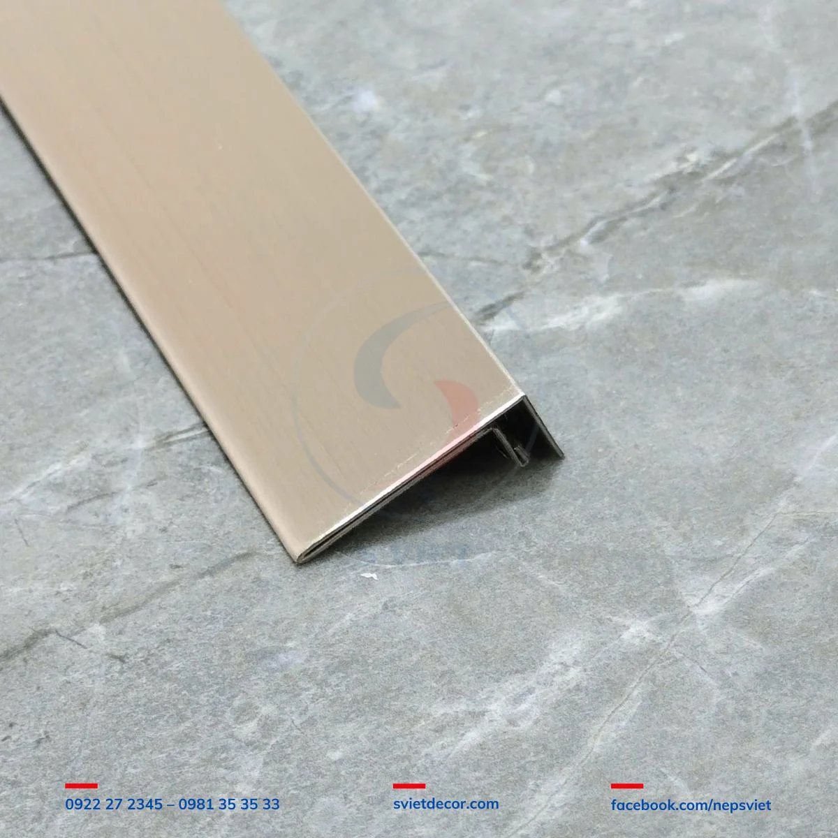 Nẹp F25 inox 304