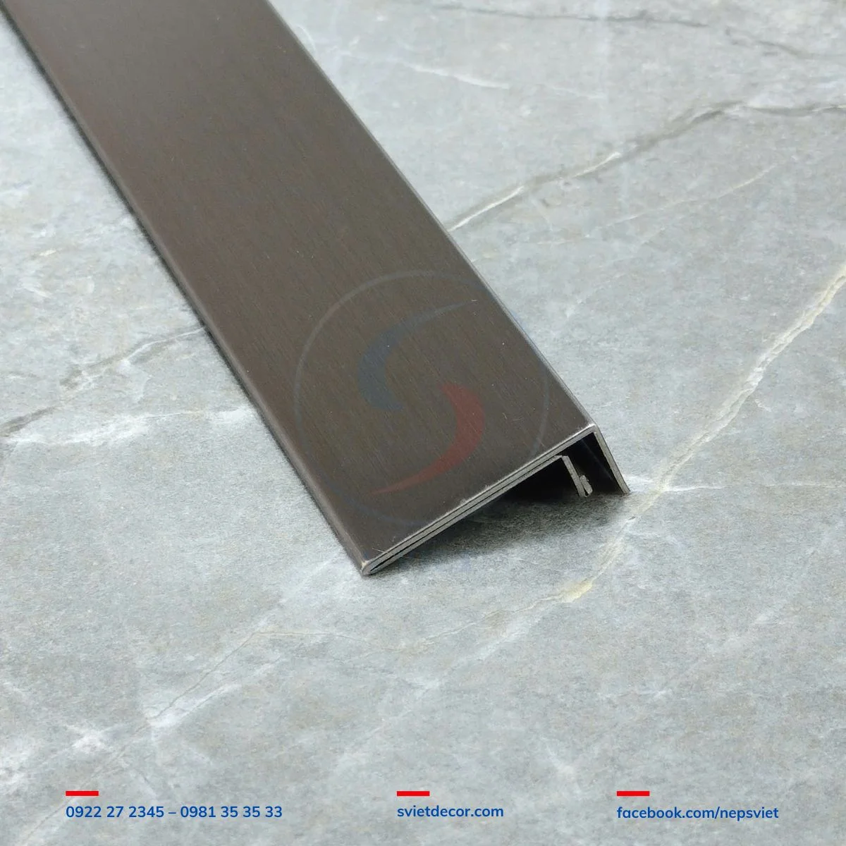 Nẹp F25 inox 304