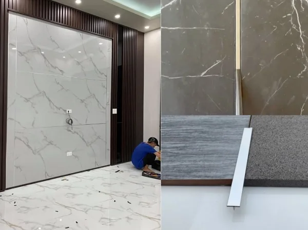 Nẹp inox chữ T màu trắng 257254