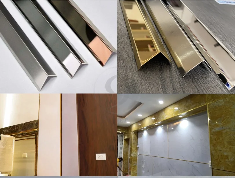 Ứng dụng của nẹp Inox nội thất