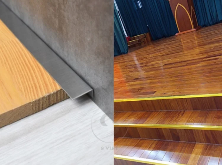 Ứng dụng thực tế của nẹp inox trong thi công sàn gỗ 2