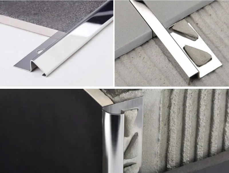 Kích thước và phong cách nẹp inox ốp lát 16825