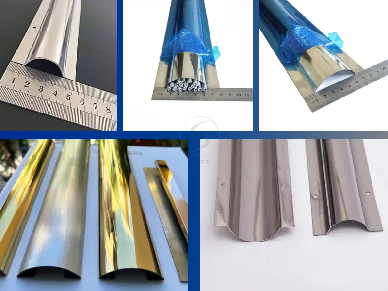 Nẹp bán nguyệt inox 20825