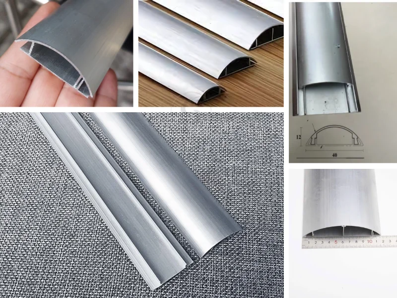 Nẹp bán nguyệt nhôm 20825