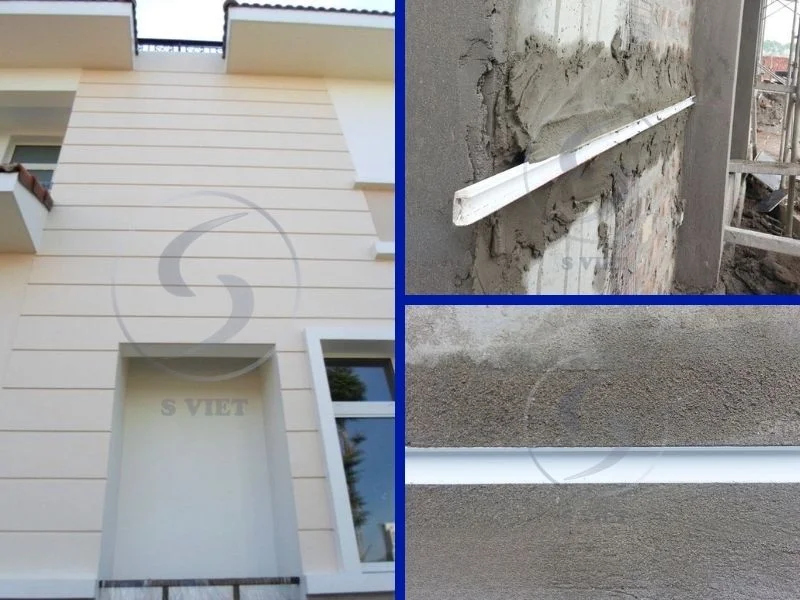 Nẹp chỉ âm tường trong thực tế 291025