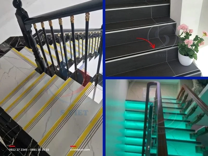 Nẹp chống trượt cầu thâng có màu sắc đa dạng, LED 1610252