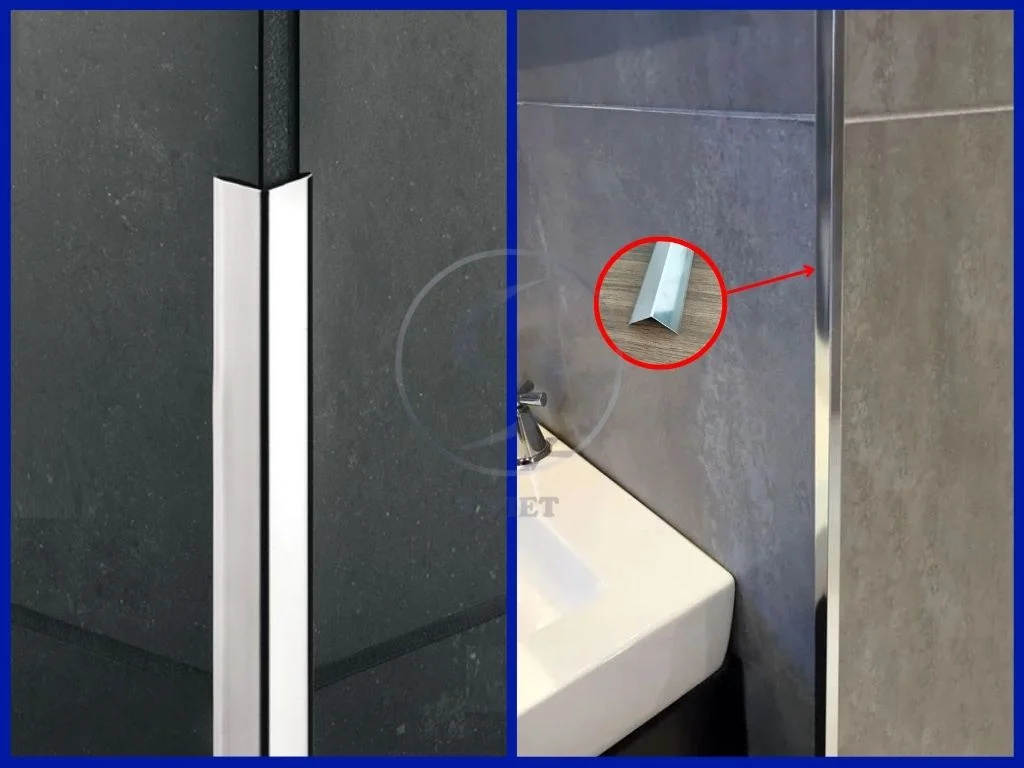 Nẹp v nhôm ốp cạnh tường 121025