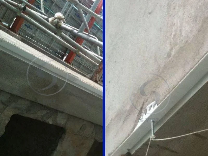 Thi công nẹp ngắt nước nhựa thực tế 221025