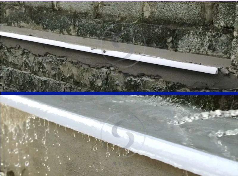Thi công nẹp nhựa ngắt nước trên 281025