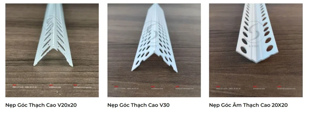 Nẹp V là gì? Tổng quan chi tiết từ A-Z 5 Các kích thước V nhựa PVC phổ biến 141125