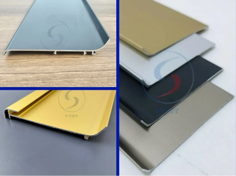 Top Các Loại Len Chân Tường Nhôm Và Inox Được Ưa Chuộng Nhất Hiện Nay 2 Các mẫu len chân tường nhôm 171125