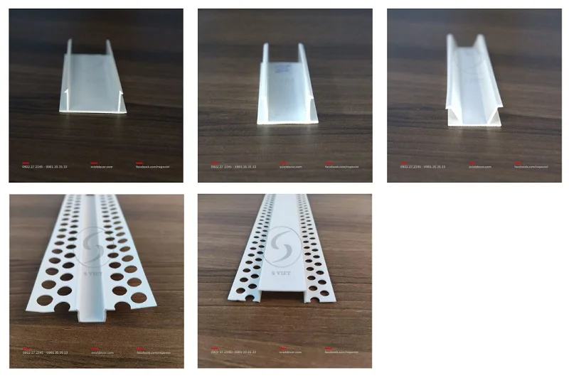 Các mẫu nẹp nhựa PVC chữ U 241125