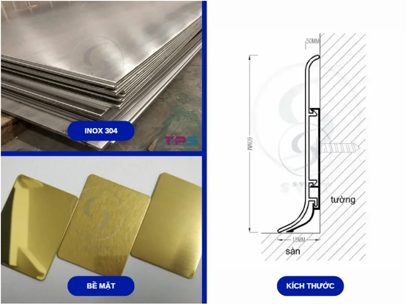 Bảng Giá Len Chân Tường SViệt Decor và Các Chính Sách Ưu Đãi 3 Độ dày len chân tường 181125