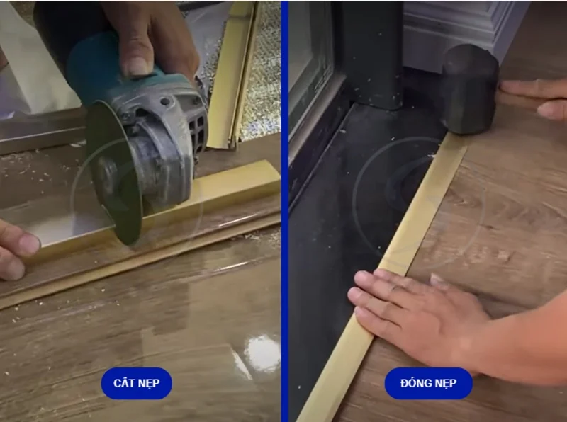 Hướng Dẫn Thi Công Nẹp Sàn Gỗ Bền – Đẹp – Chuẩn Cho Mọi Không Gian 4 Lắp đặt nẹp sàn gỗ 281125