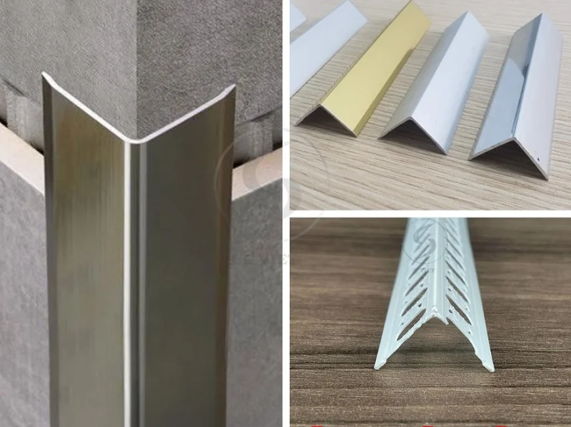 Nẹp V là gì? Tổng quan chi tiết từ A-Z 2 Nẹp V với ba chất liệu nhôm, inox, nhựa 141125