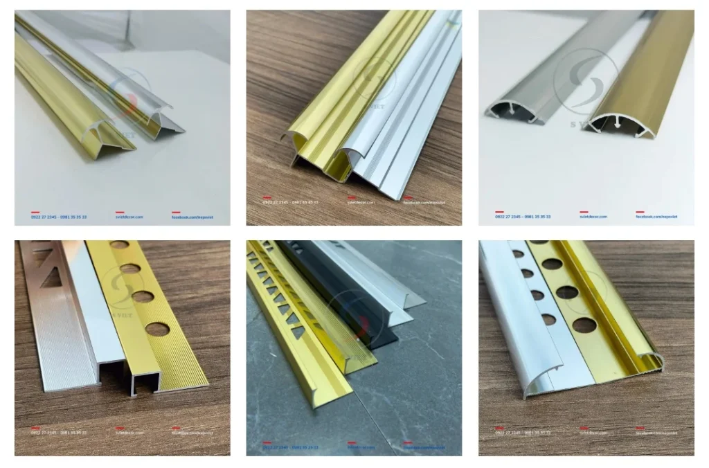 Nẹp góc ốp lát nhôm 101125
