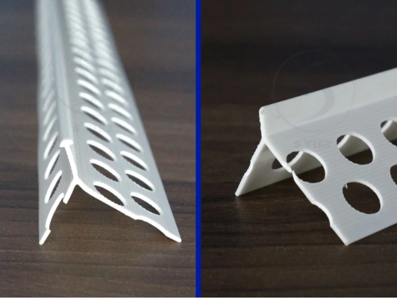 Tất Tần Tật Về Nẹp Trát Góc Tường: Giải Pháp Cho Góc Tường Thẳng, Mịn Và Bền 2 Nẹp góc trát tường nhựa PVC SViệt Decor