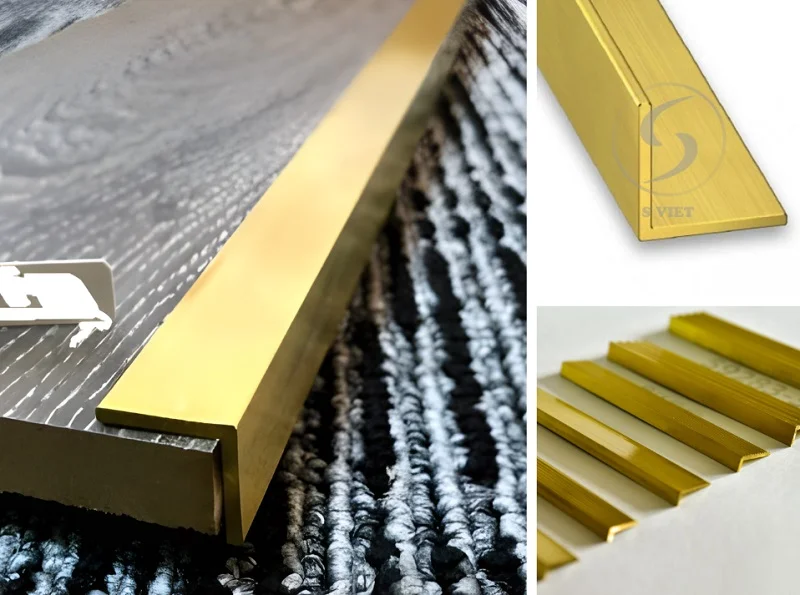 Nẹp góc vuông đồng - ốp góc 211125