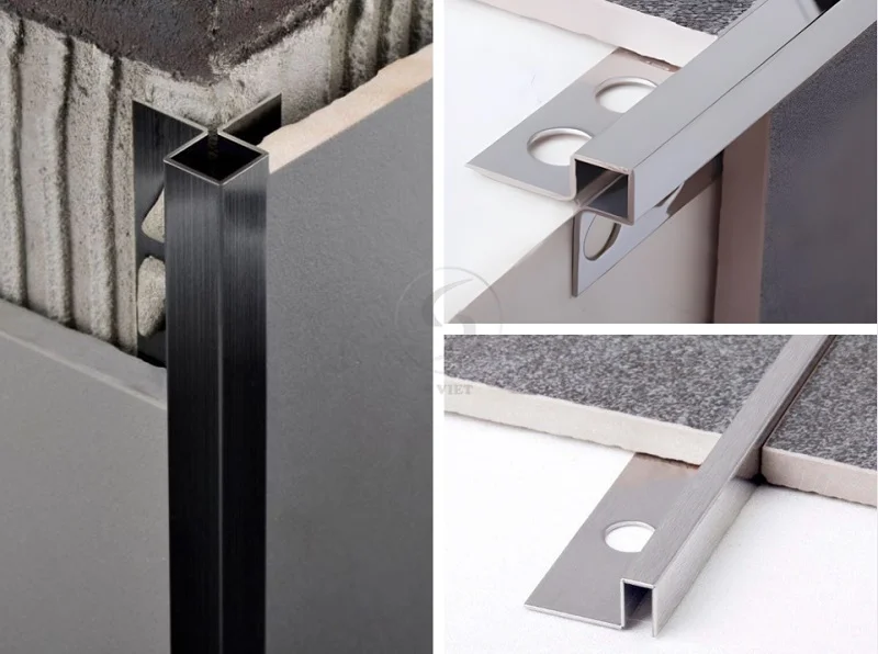 Nẹp góc vuông inox - ốp góc 211125