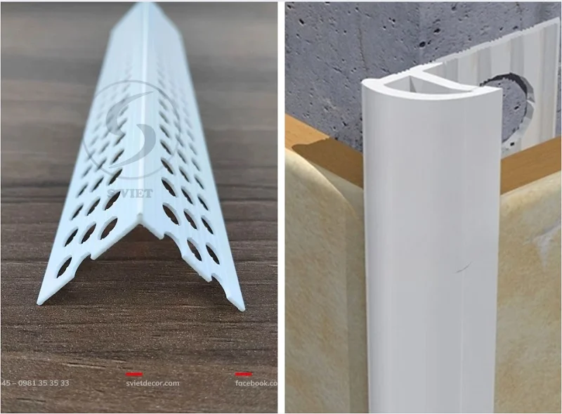 Nẹp góc vuông nhựa xây dựng - ốp góc 211125